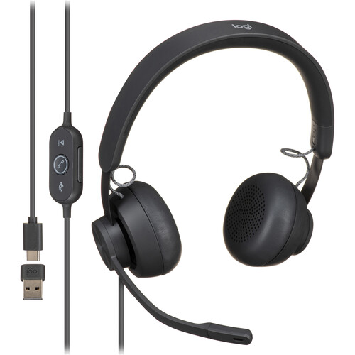 Logitech Zone Headset with Noise-Cancelling Mic– 981-0008704