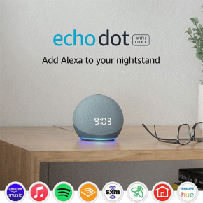 Echo Dot (4th Generation)  Smart speaker with clock and Alexa3