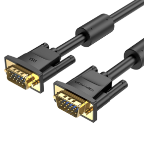 Vention VGA (3+6) Male to Male Cable With Ferrite Cores – 8 Meter–VEN-DAEBK0
