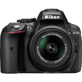 Nikon D5300 DSLR Camera with AF-P 18-55mm Lens (Black)0