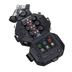 Zoom H8 12-Track Portable Recorder, Stereo Microphones, 6 Inputs, Touchscreen Interface, USB Audio Interface, Battery Powered, for Stereo/Multitrack Audio for Video, Podcasting, and Music