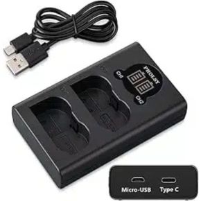 Caisi LP-E17 Battery Pack (2 Batteries + Dual Charger)4