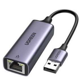UGREEN USB-A 3.0 to RJ45 Gigabit Ethernet Adapter Aluminum Case Space Gray - CM209 (UG-50922)3