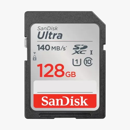 SanDisk Ultra SDXC 128GB UHS-I card 140MB/s Class 10-SDSDUNB-128G-GN6IN2