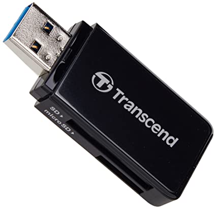 Transcend USB3.0 SD/microSD Card Reader, Ref TS-RDF5K