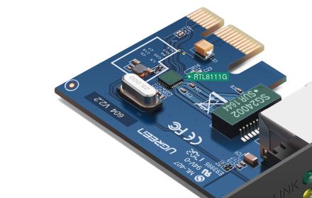 UGREEN Gigabit 10/100/1000Mbps PCI Express Network Adapter - US2300