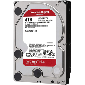 Western Digital Red Plus 4TB 5400rpm SATA 6Gb/s CMR 128MB Cache 3.5Inches NAS Internal Hard Drive ( WD40EFZX)3