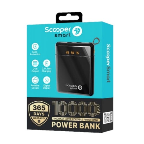 Scooper Smart SPB-08 Powerbank 10,000mAh Capacity0