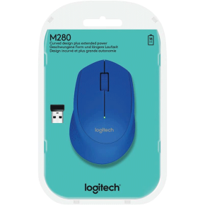 Logitech Wireless Mouse M280 - Blue (910-004290)4