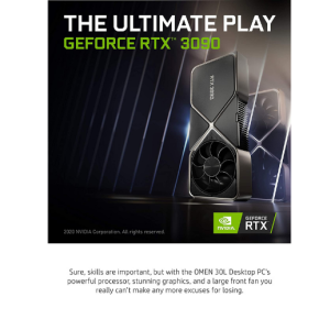 OMEN 30L Gaming Desktop PC, NVIDIA GeForce RTX 3080 Graphics Card, 10th Generation Intel Core i9-10850K Processor, 32 GB RAM, 1 TB SSD and 2 TB Hard Drive, Windows 10 Home (GT13-0092, 2020)4