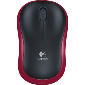 Logitech Wireless Mouse M185 - Red (910-002237)0