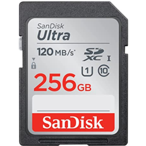 SanDisk 256GB Ultra SDXC UHS-I Memory Card (SDSDUN4-256G-GN6IN)