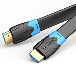 VENTION FLAT HDMI CABLE 3M BLACK- VEN-AAKBI