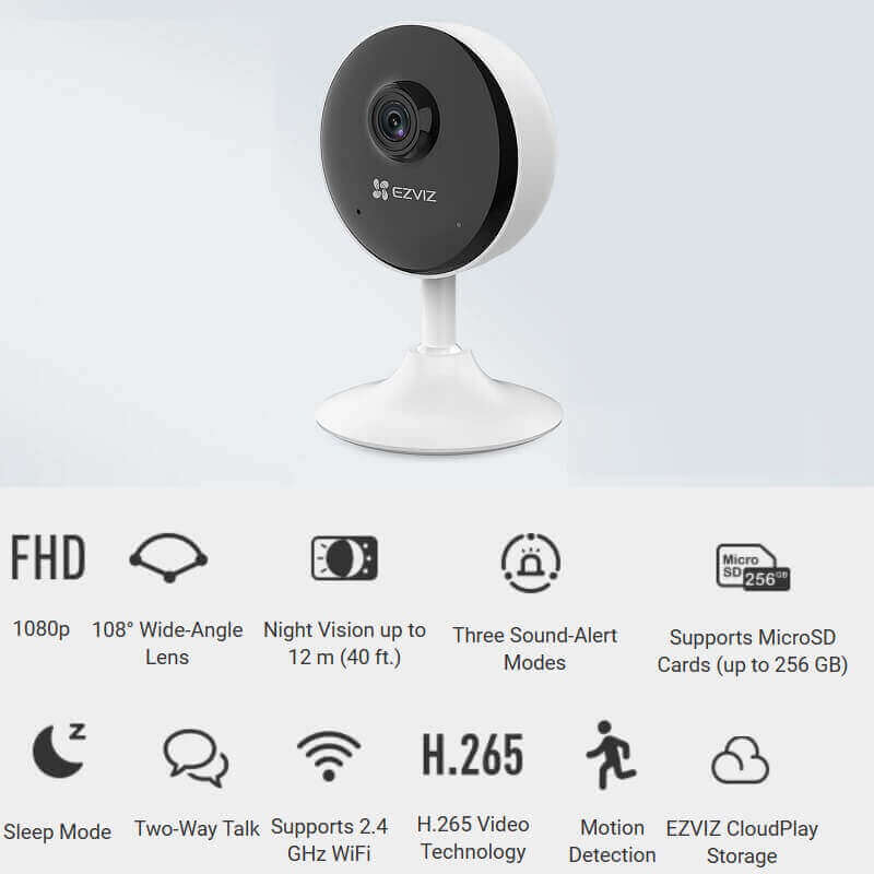 EZVIZ C1C-B Indoor Wi-Fi Camera – Full HD Smart Security3
