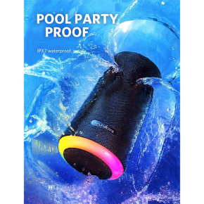 Soundcore Flare+ Portable 360° Bluetooth Speaker by Anker, Huge 360° Sound, IPX7 Waterproof, Bigger Bass, Ambient LED Light, 20-Hour Playtime, 4 Drivers with 2 Passive Radiators, Speaker for Parties0