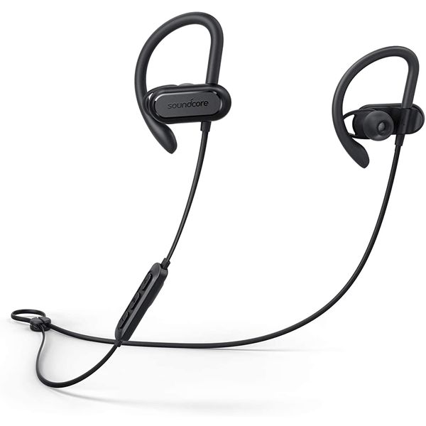 Soundcore Spirit X 2019 Version Wireless Sports Earphones, Bluetooth Headphones with IP68 Waterproof Protection, SweatGuard, Intense Bass, 18H Playtime, Wireless Earbuds for Running, Workout, Sports