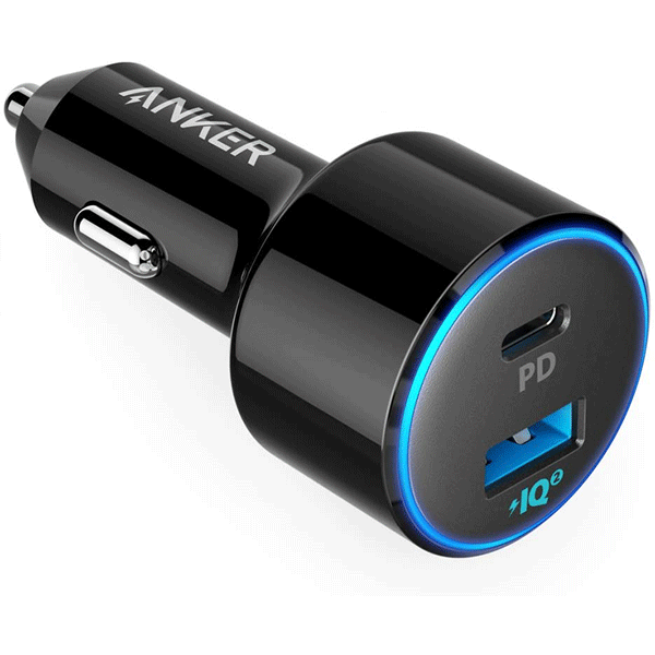 USB C Car Charger, Anker 49.5W PowerDrive Speed+ 2 Car Adapter with One 30W PD Port4