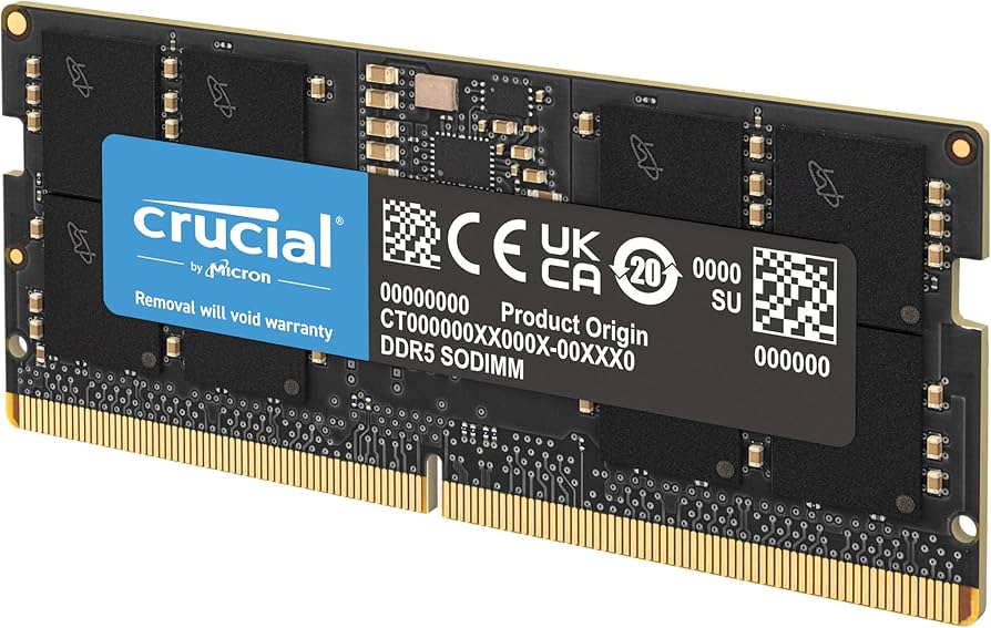 Crucial Laptop RAM DDR5 16GB 5600- CT16G56C46S50
