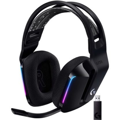 Logitech G733 LIGHTSPEED Wireless RGB Gaming Headset Black0