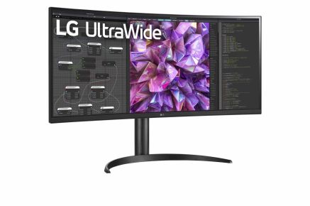 LG 34'' Curved UltraWide™ QHD Monitor(3440 x 1440) resolution-34WQ75C-B4