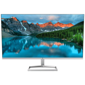 HP M27f Ultraslim Monitor, Full HD (1920 x 1080) 27 Inch (2 HDMI, 1 VGA) - Silver / Black (M31376-007)2