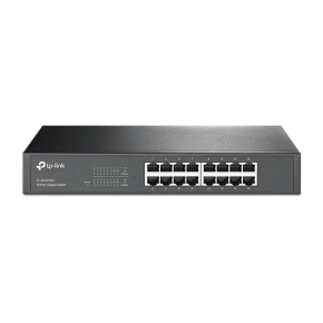 TP-Link 16-Port 10/100/1000Mbps Gigabit Desktop Rackmount Switch (TL-SG1016D)0