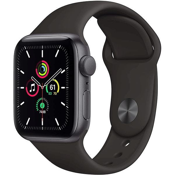 New Apple Watch SE (GPS, 44mm) - Space Gray Aluminum Case with Black Sport Band2