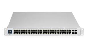 USW-48-PoE – 48-Port Switch, 32 PoE+ GbE, 16 GbE, 4 SFP, 195W4