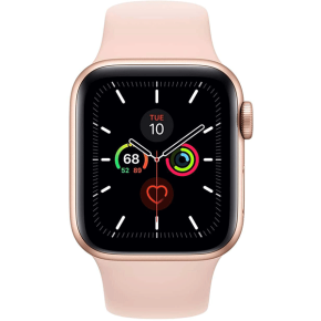 Apple Watch Series 4 (GPS, 44MM) - Gold Aluminum Case with Pink Sand Sport Band3