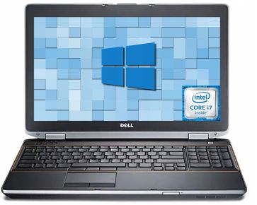 Dell Laptop 15.6 Inch E6520 Intel Core i7-2620m 2.70GHz 8GB DDR3 500GB Hard Drive DVD-ROM Windows 10 Pro
