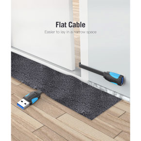 VENTION FLAT USB 3.0 EXTENSION CABLE 3METER3