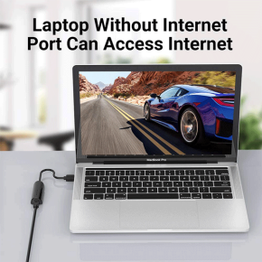 VENTION USB 3.0-A TO GIGABIT ETHERNET ADAPTER GRAY 0.15M ALUMINUM ALLOY TYPE2