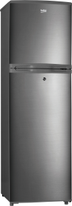 Beko BAD230 KE 166L Double Door Fridge – Inox, Direct Cool0