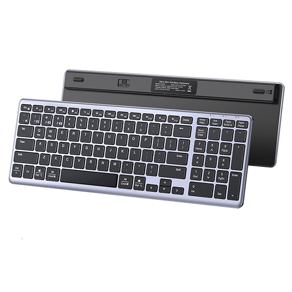 UGREEN Ultra Slim Wireless & Bluetooth Rechargeable Keyboard - KU005(UG-15258)2