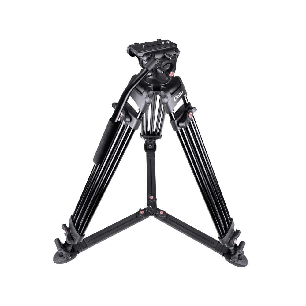 Caisi DV1800D Heavy‑Duty Aluminum Video Tripod2