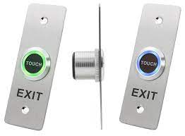 Generic Slim Exit Button SB4 – Push-to-Exit Access Control0