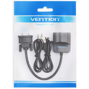 Vention VGA to HDMI Converter with Female Micro USB and Audio Port0
