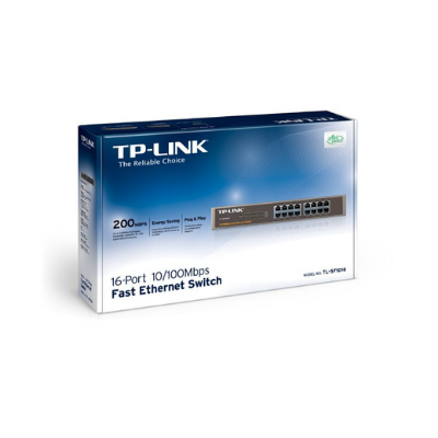 TP-Link TL-SF1016 16-Port 10/100Mbps Rackmount Switch